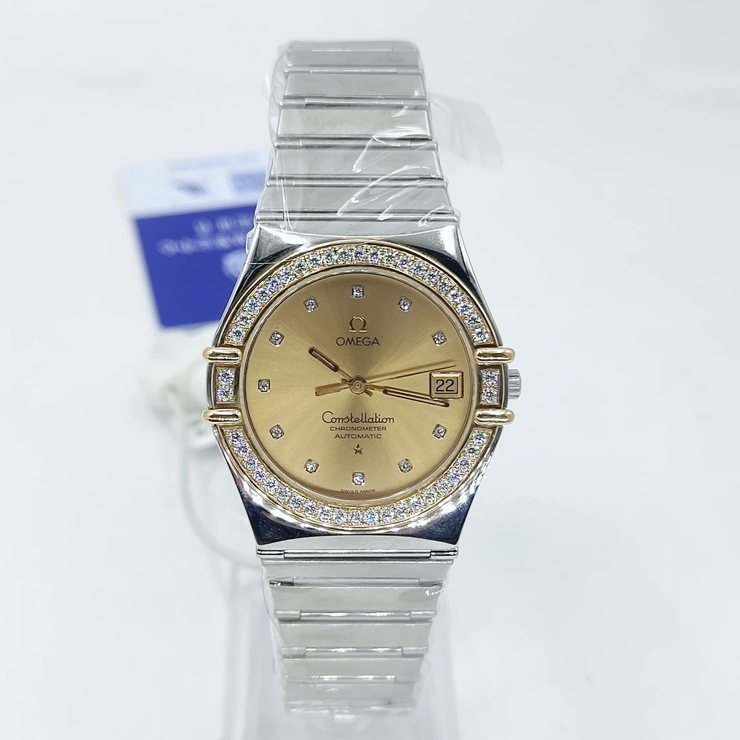 95新 Omega/欧米茄 35.5盘/背透机械/后钻/后配盘/07546