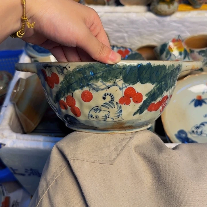 瓷片景德镇陶瓷手工手绘