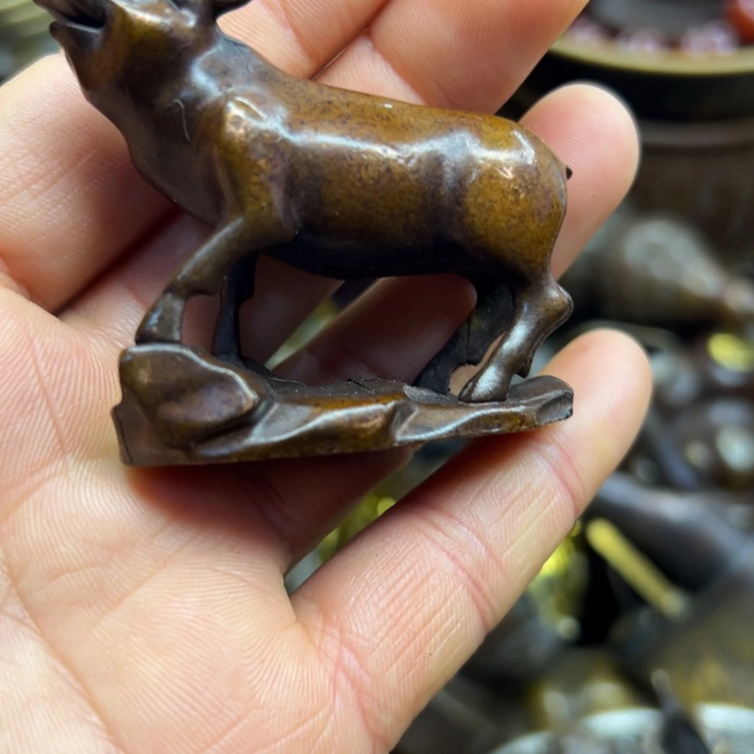 铜摆件欢迎欢迎你