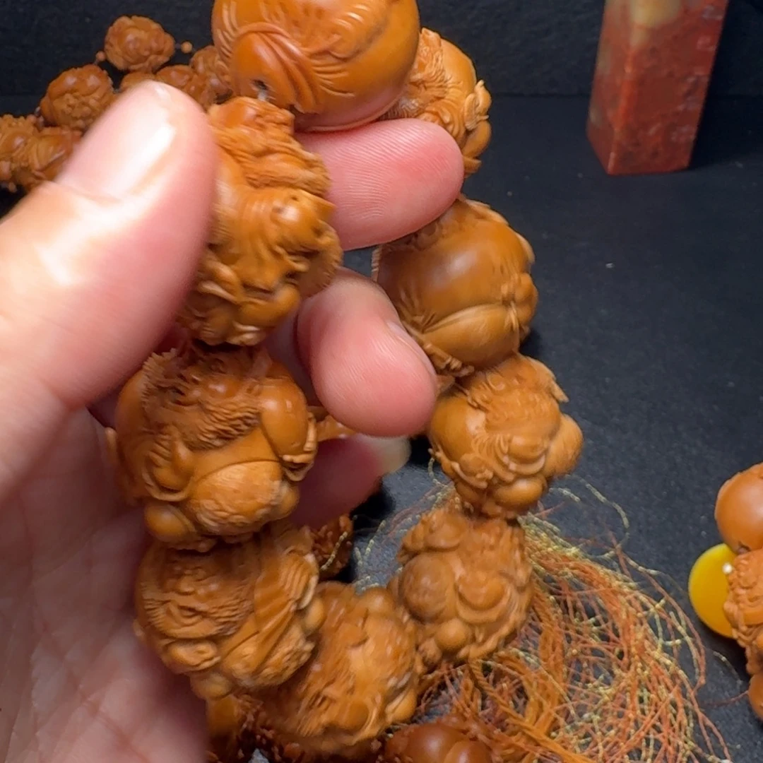 光***强手串/手链橄榄核钟馗