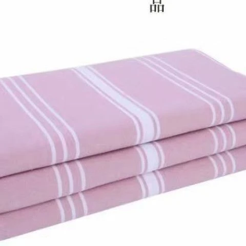 《老粗布床单》21支法式加厚加密合格品透气床单被单成人老年人加厚