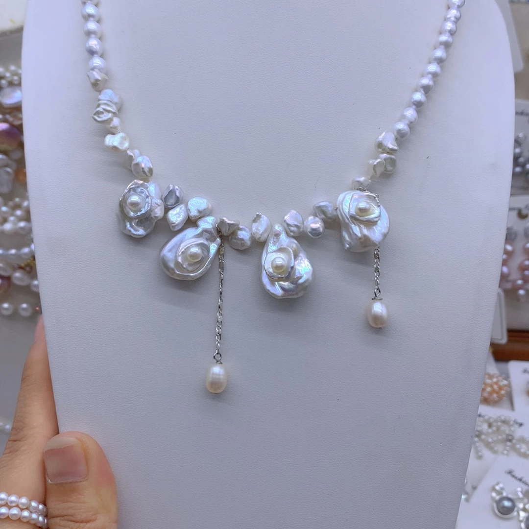 合金淡水珍珠手链柠****）