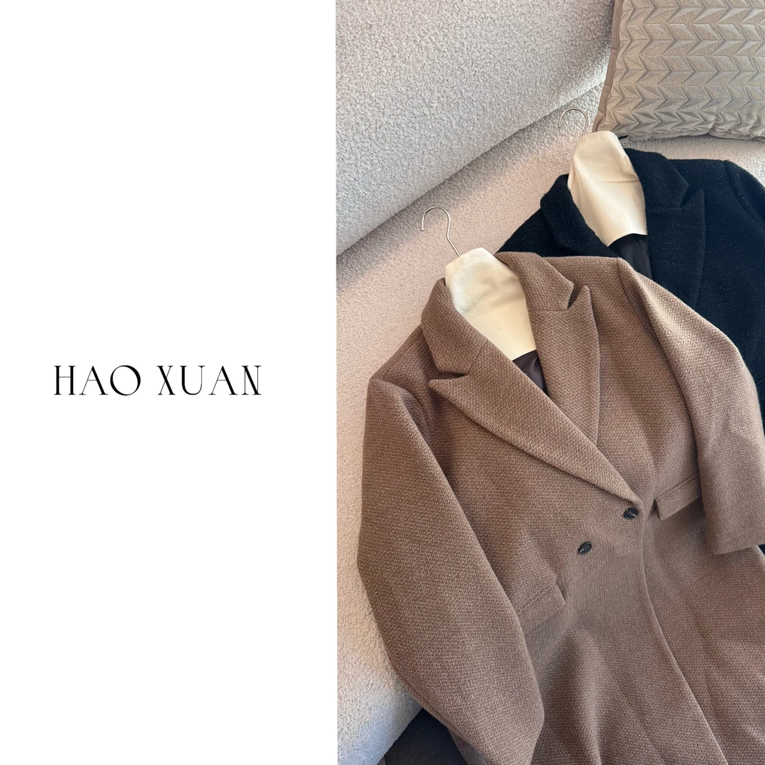 HAOXUAN 大码微胖【c115】小香大衣#61807