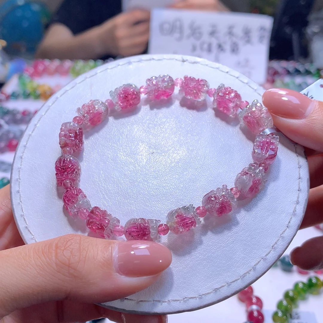 【闪购商品】未镶嵌手串碧玺8m