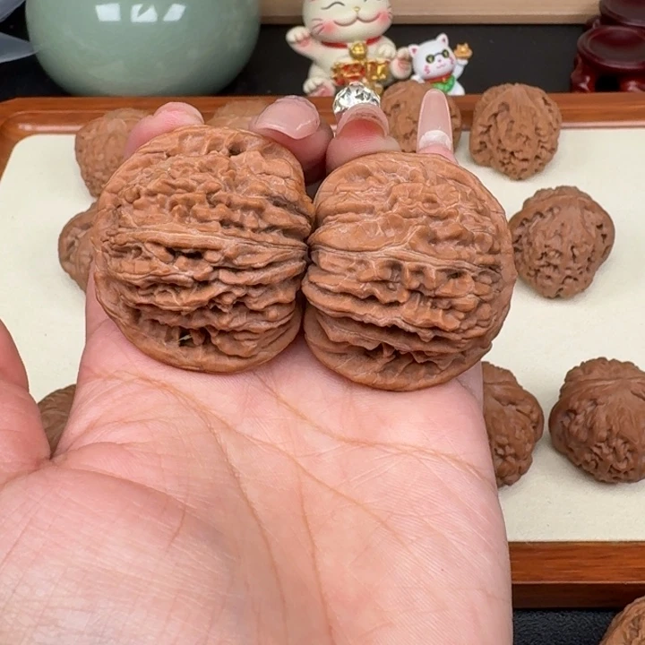 吊坠文玩核桃全品四座楼43