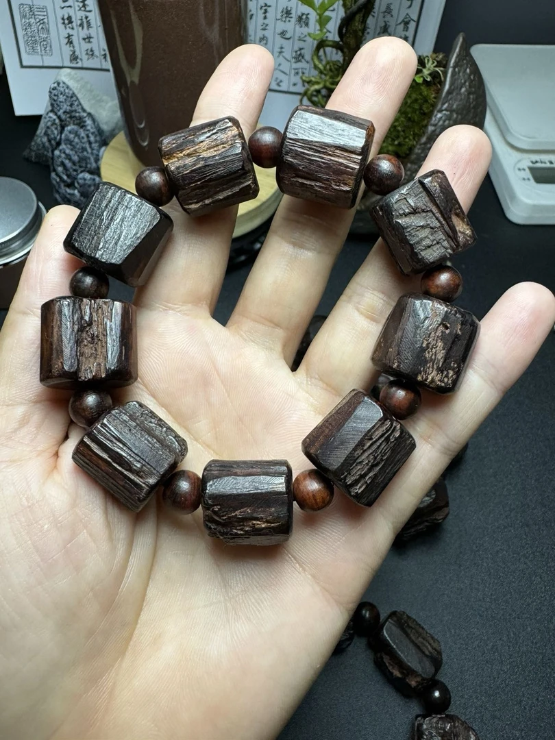 海南花梨公红降随行手串单圈