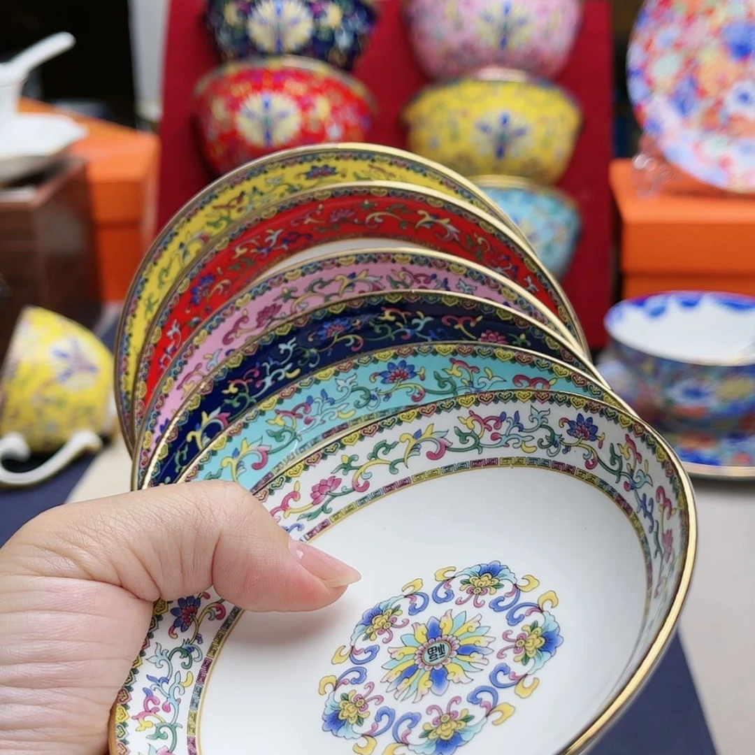 【闪购商品】珐琅4寸6个………………