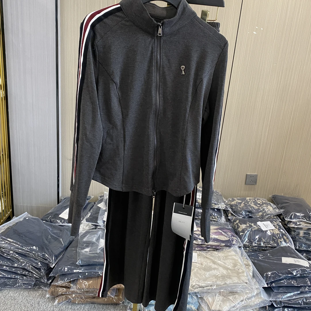 【JY】春季清仓秋冬下摆设计运动套装