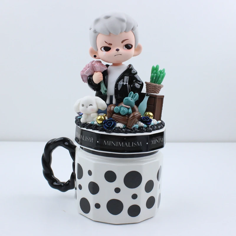 DIY手工创意奶油胶陶瓷马克杯摆件