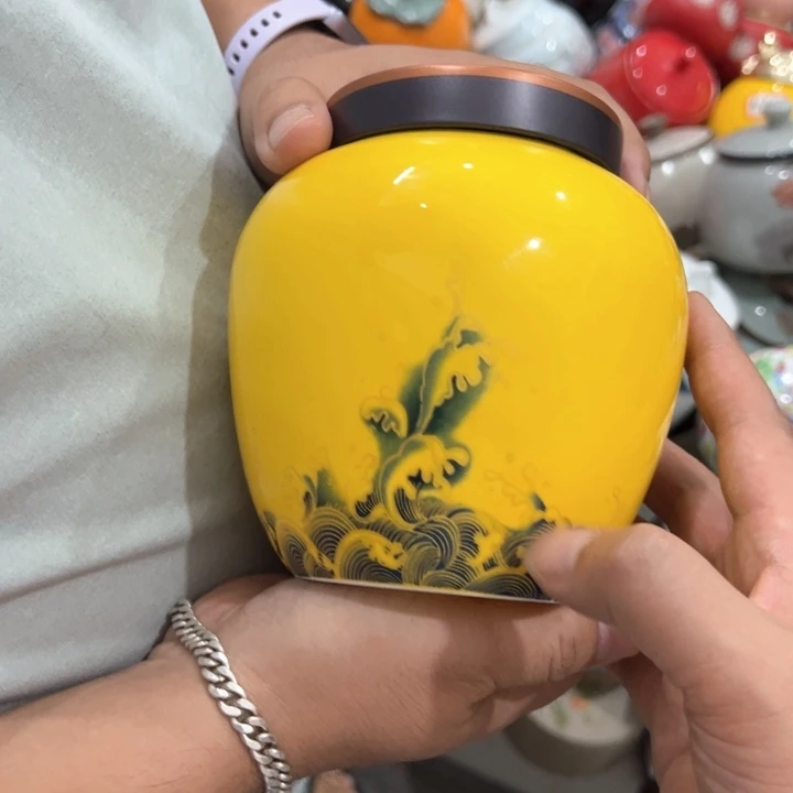 瑕疵福利品陶瓷茶叶罐