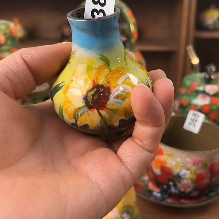 纯纯莫奈油画风纯纯莫奈油画羹花瓶