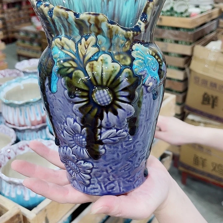 有孔，凑10元包邮陶瓷花盆发货！