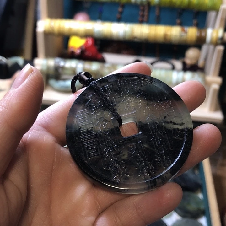 岫玉岫玉挂件未镶嵌X*