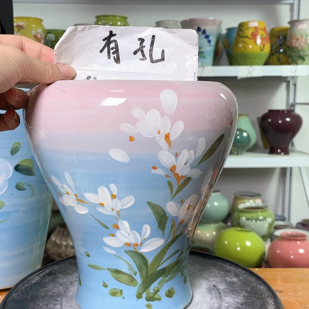 景德镇陶瓷花盆花器暇256