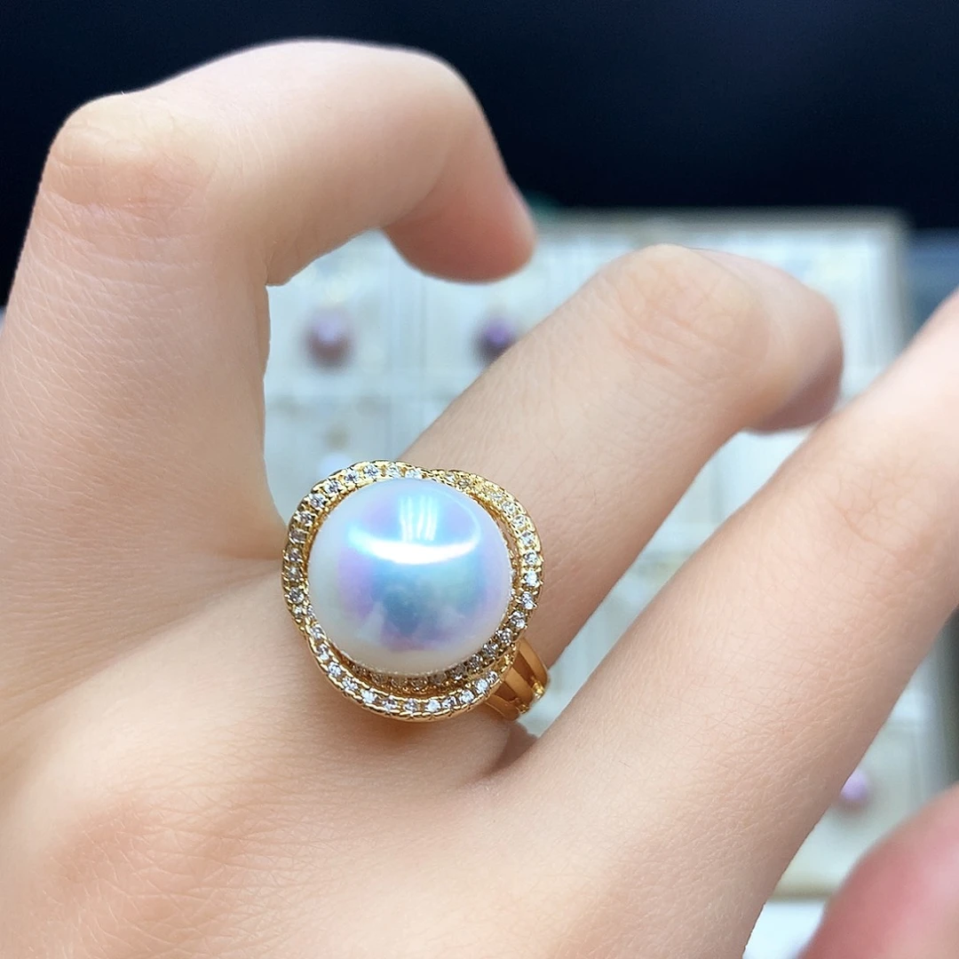 淡水珍珠颈饰合金