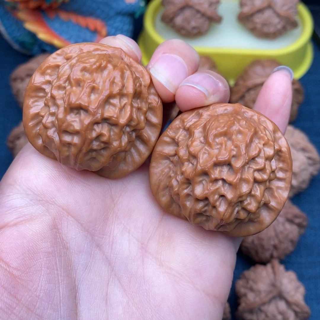 文玩核桃把件39精配瓷娃娃，复刻底毕业对