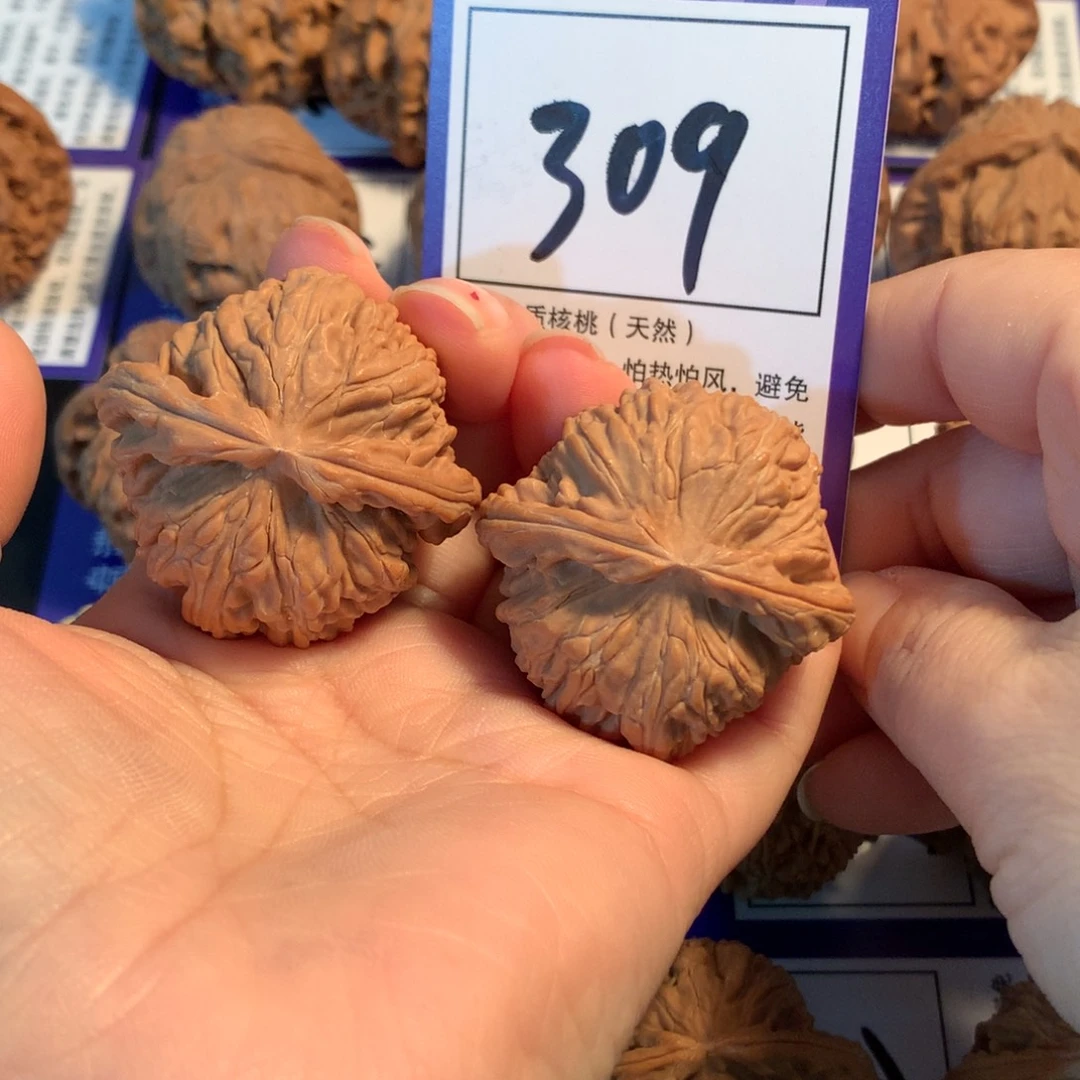 把件文玩核桃309白狮子4.0