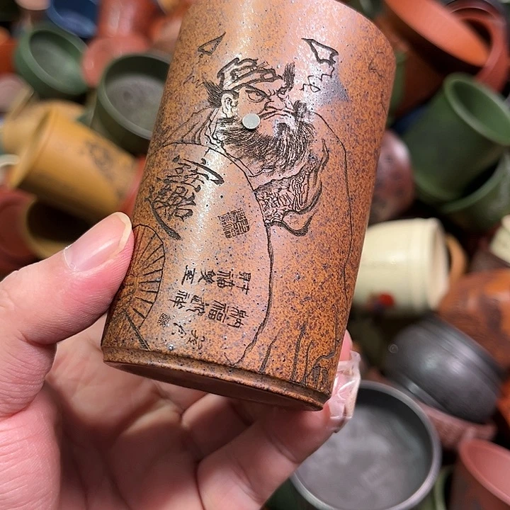 紫砂茶杯全手工紫砂主人杯