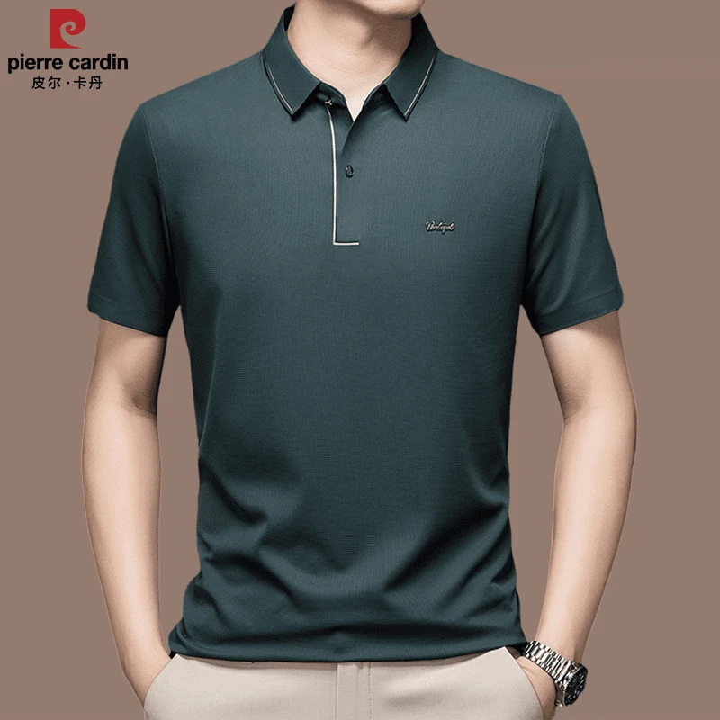 皮尔卡丹高档男士POLO衫夏季薄款商务短袖休闲半袖休闲翻领t恤潮t