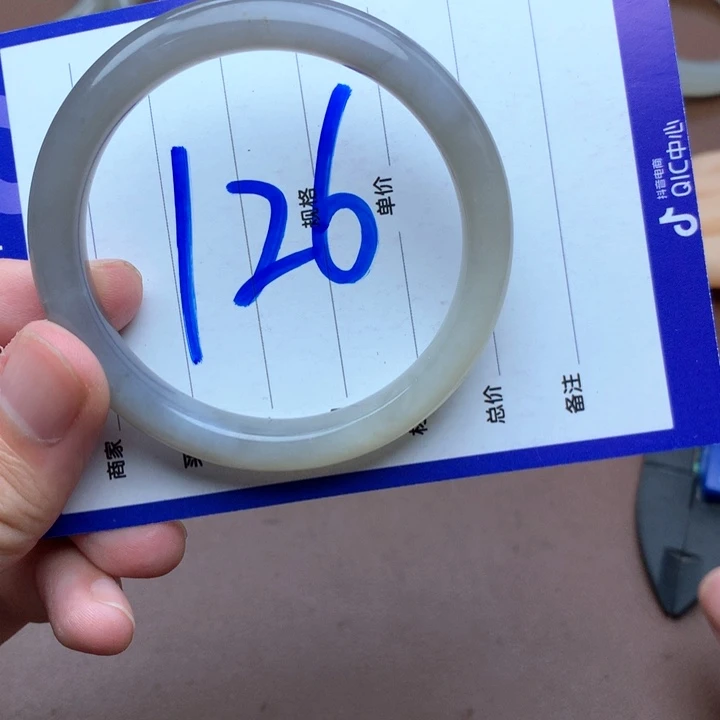 和田玉手镯未镶嵌53