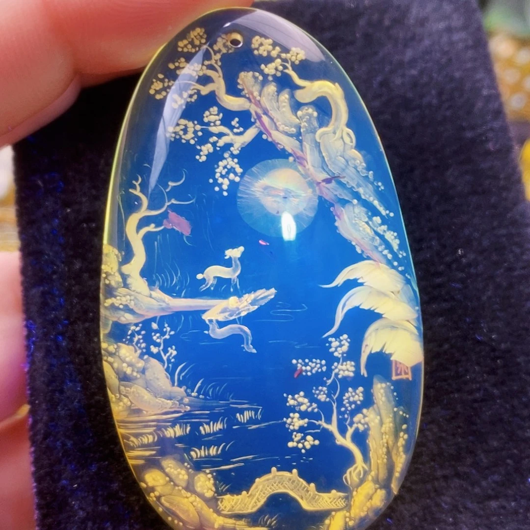 【闪购商品】金珀吊坠(不含链)未镶嵌