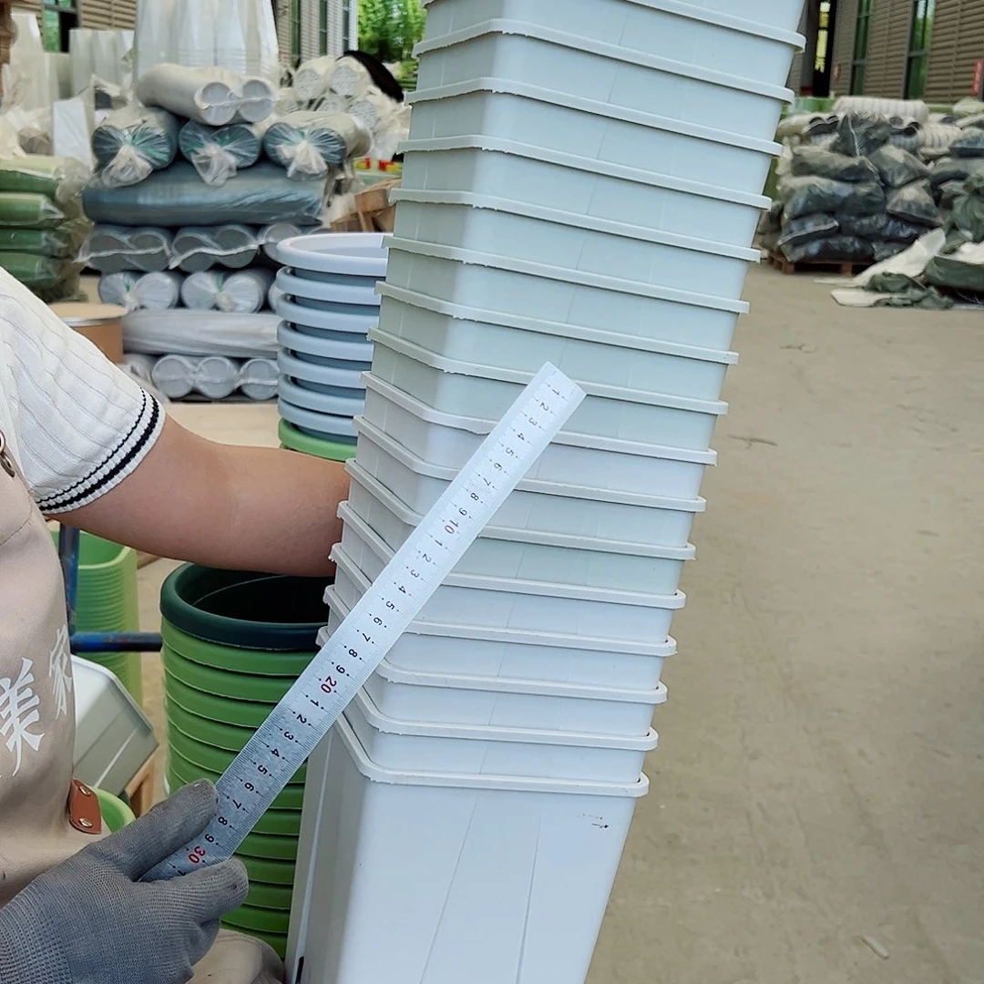 瑕疵方盆KG192#米白白色混色10个无托