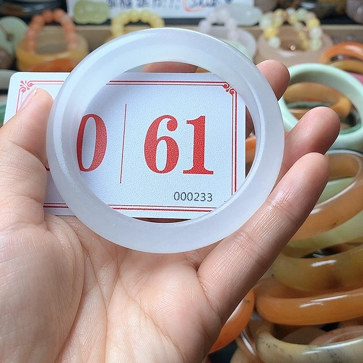 石英质玉（黄龙玉）未镶嵌手镯