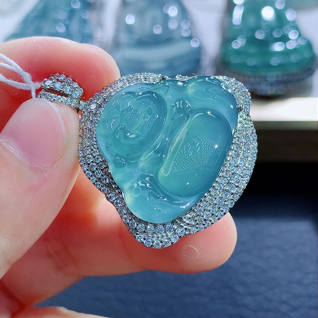 未镶嵌挂件翡翠翡翠