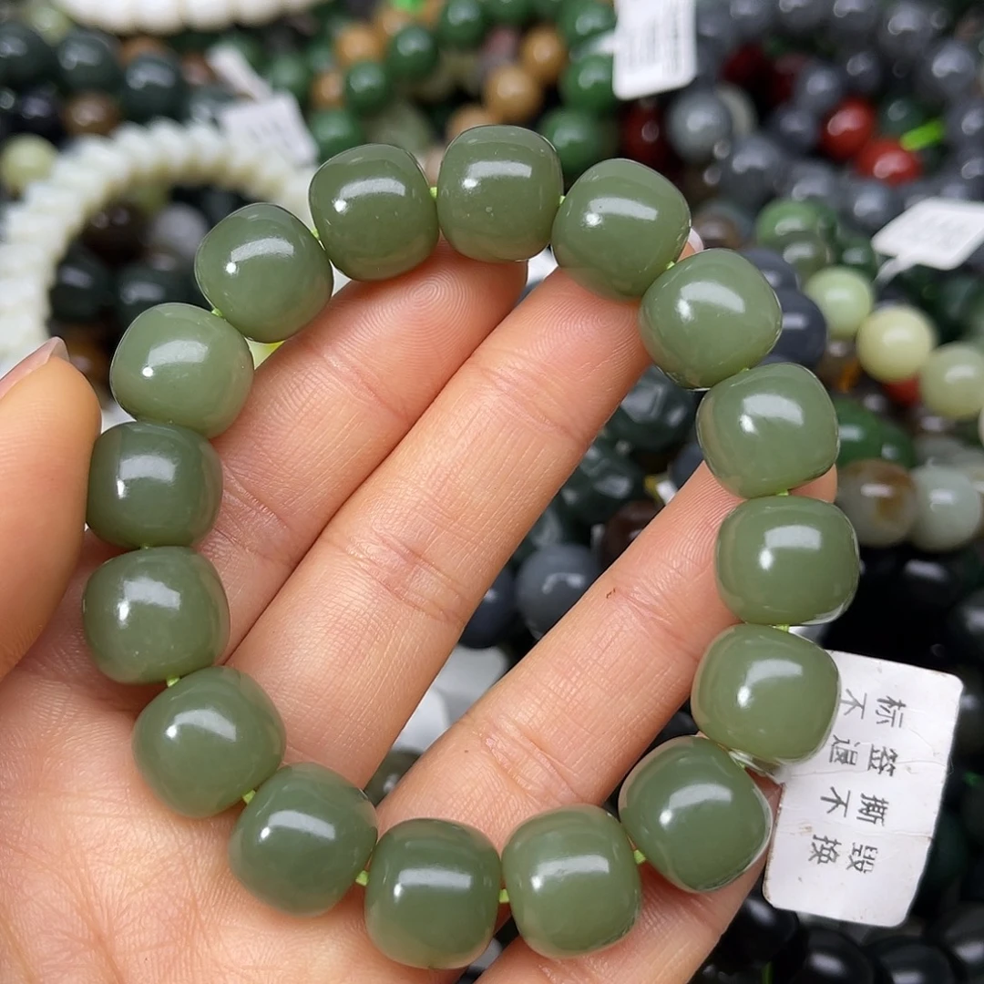 和田玉未镶嵌手链