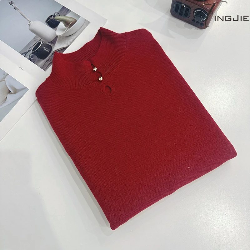 B2375长袖上衣针织毛衣上衣女