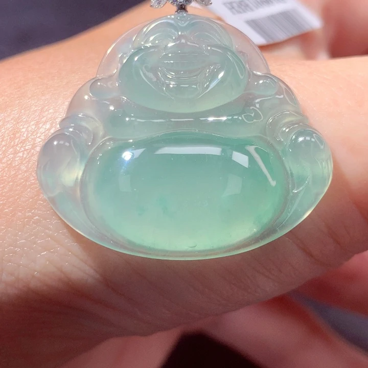 定制翡翠18K金镶嵌翡翠