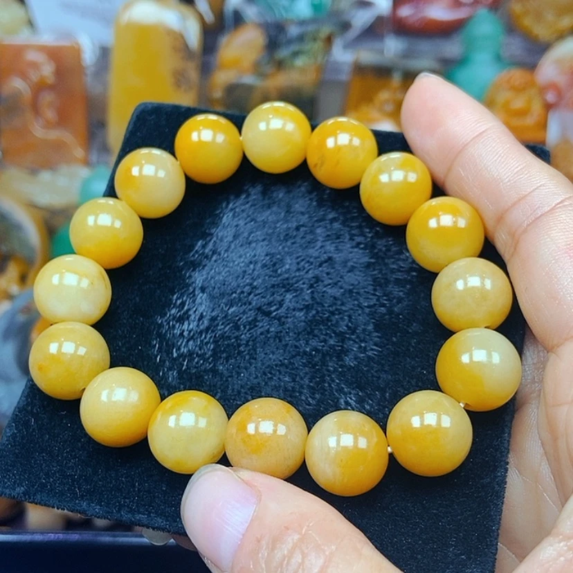 【闪购商品】未镶嵌石英质玉（黄龙玉）颈饰