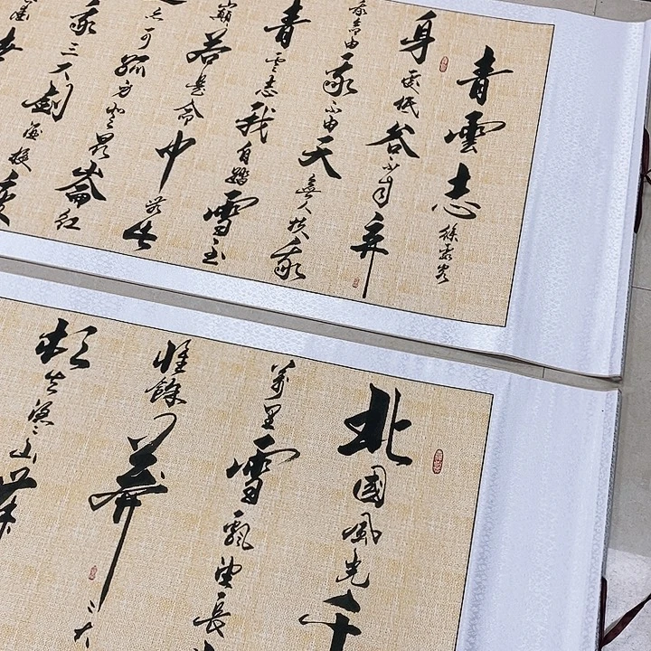 书法墨海游龙作品欣赏