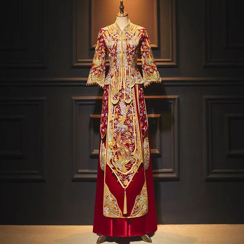 高级女装旗袍秀禾