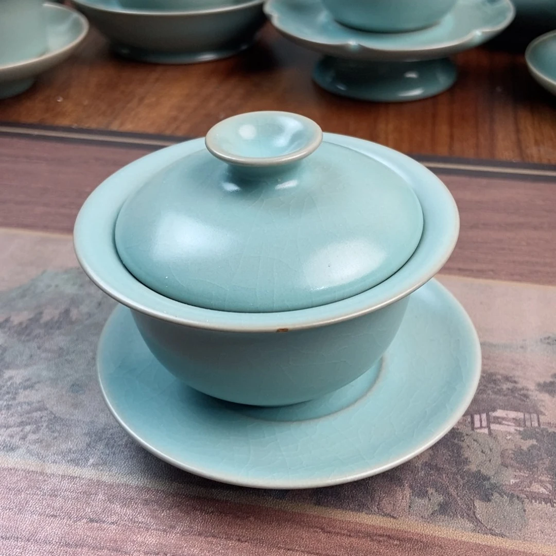 摆件原产地原矿汝瓷～茶器