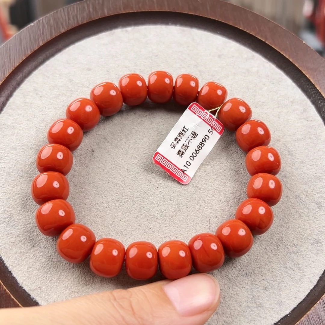 南红玛瑙手串未镶嵌