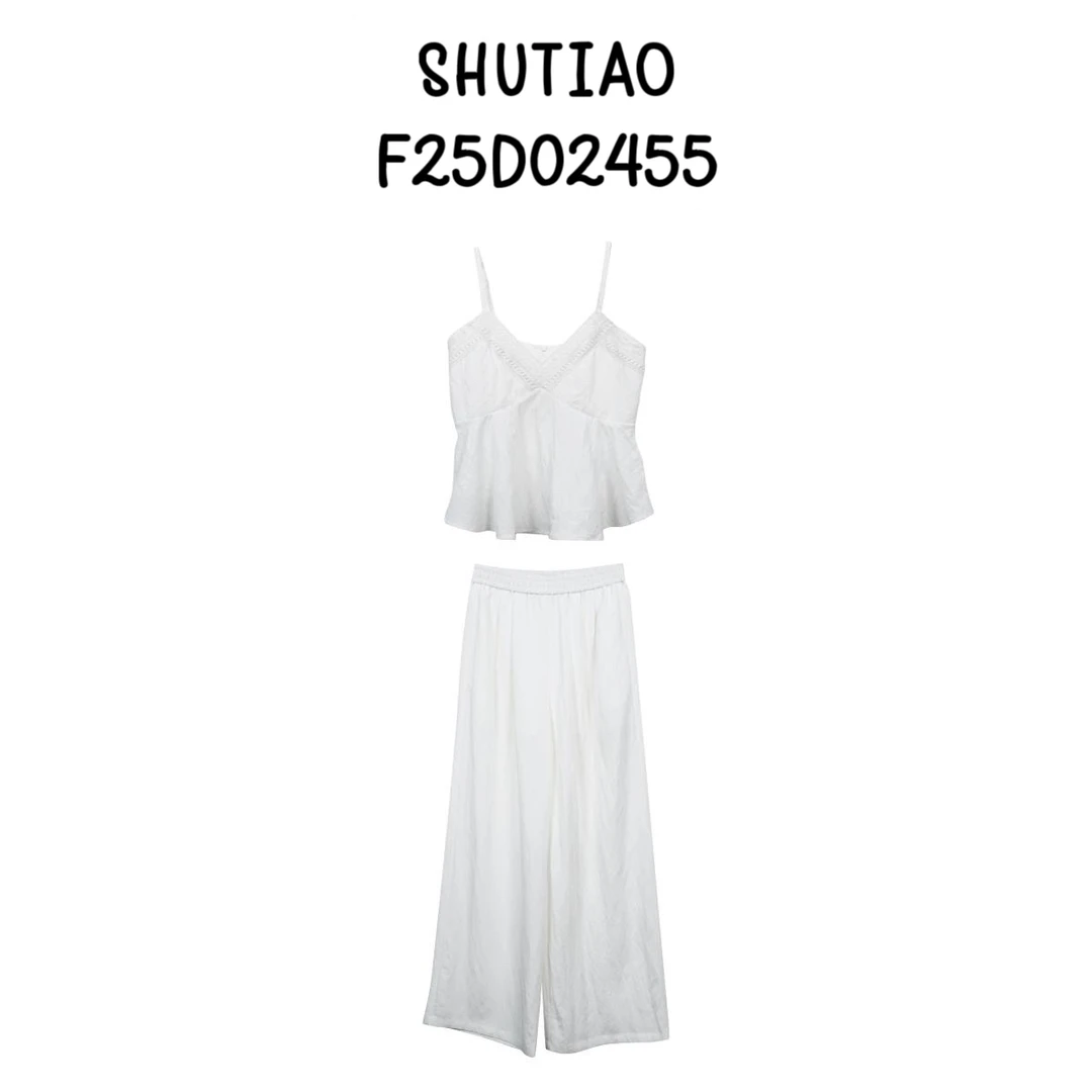 【SHUTIAO】2025夏季：新款小众设计款套装F25D02455