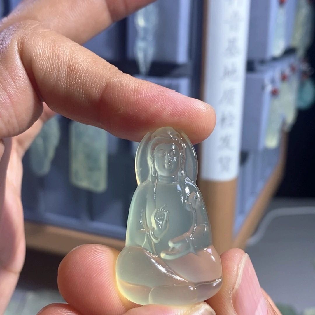 未镶嵌岫玉吊坠吊坠