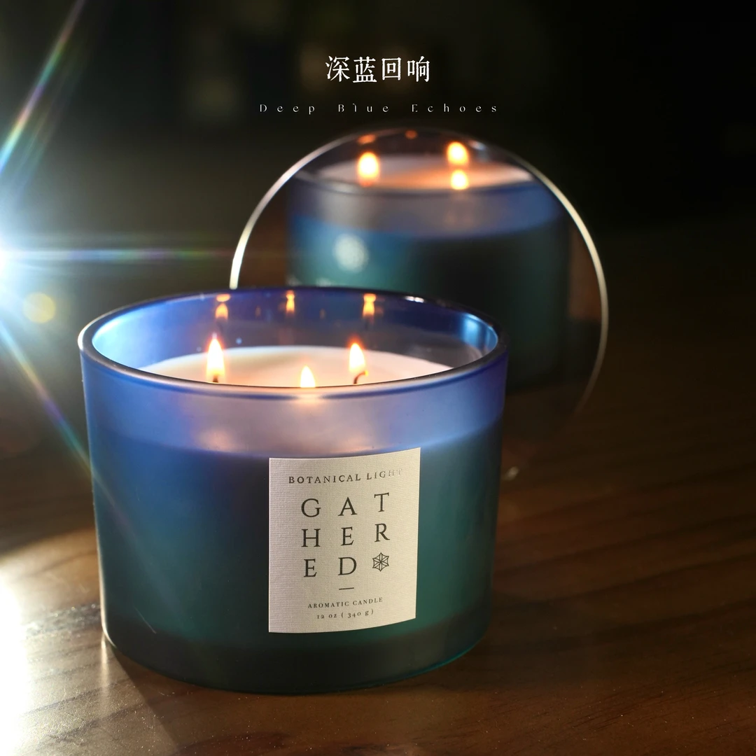 【深蓝回响】净含量340g香薰蜡烛|一阵拂过遥远海岛的无垠海风