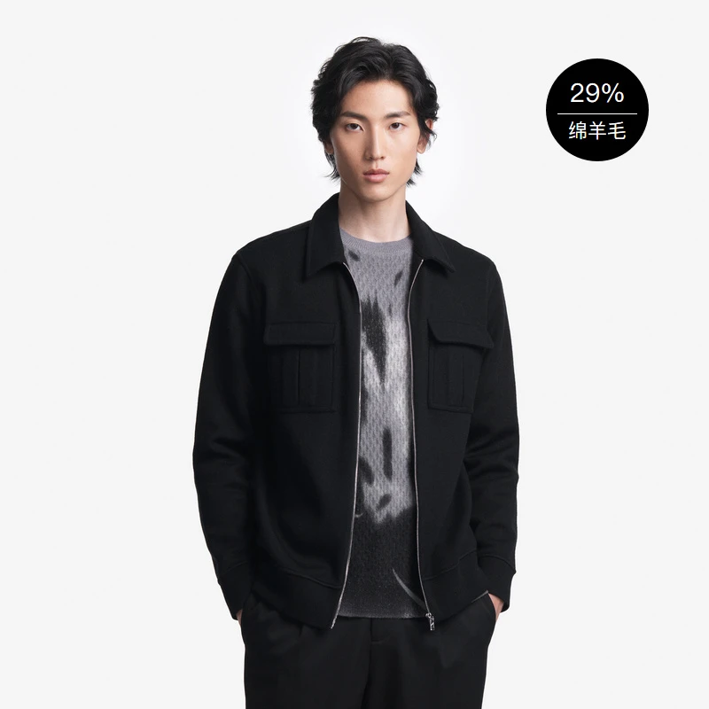 劲霸男装秋冬时尚茄克毛衫|FYXT3348