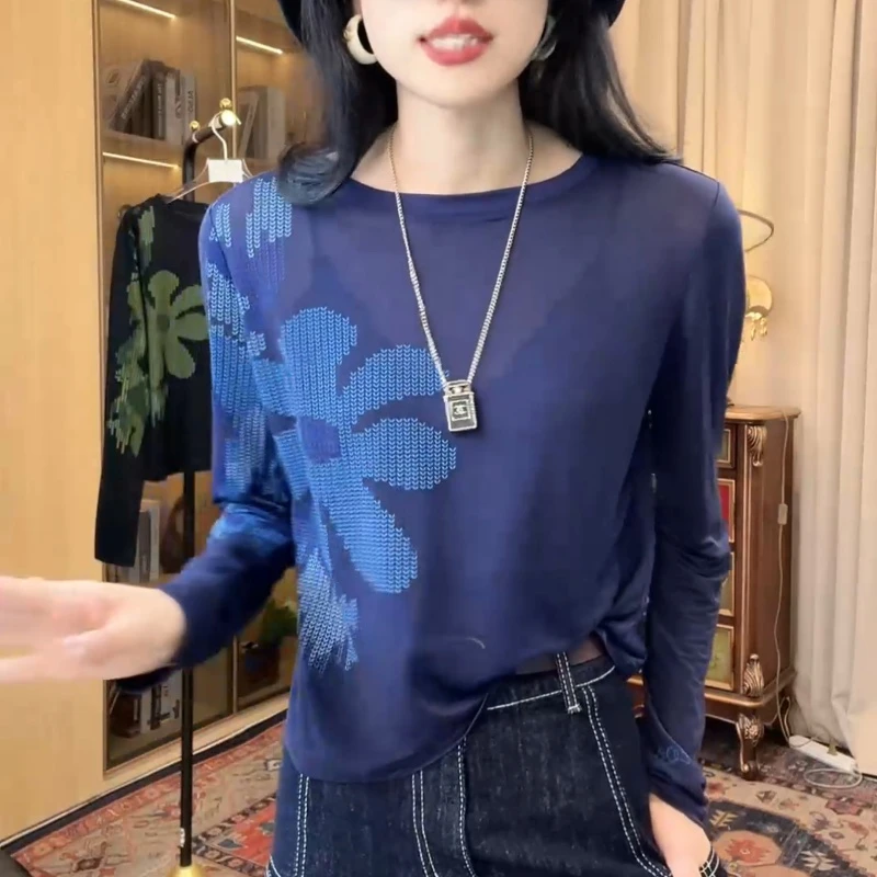 2025新款夏季设计感百搭时尚修身显瘦百搭圆领上衣LK2503131