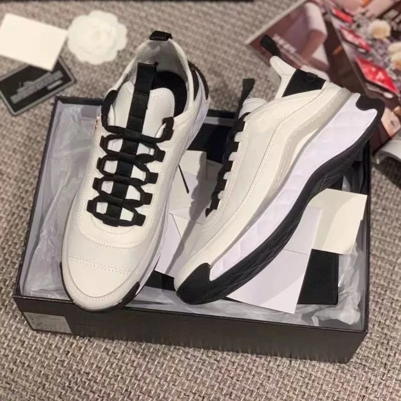 小香风运动鞋气垫鞋增高休闲运动鞋女