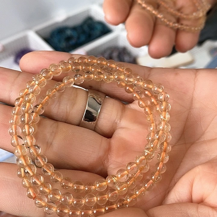 【闪购商品】烟晶手链未镶嵌水晶