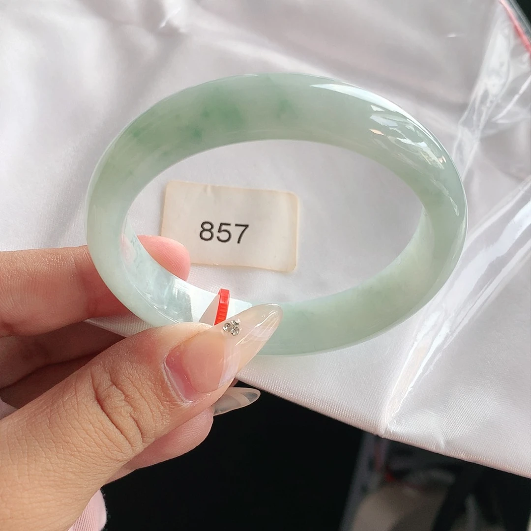 未镶嵌手镯翡翠53贵妃0857