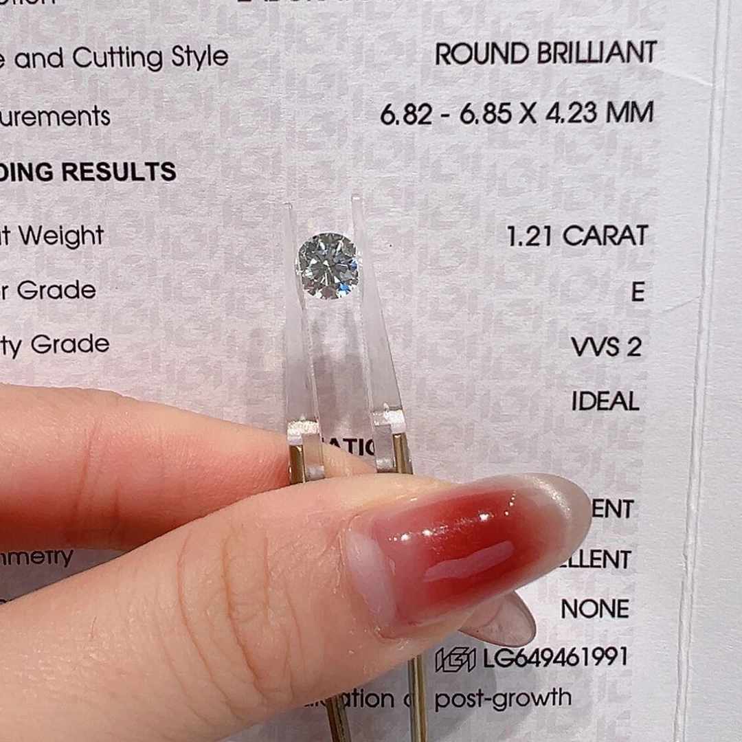 实验室培育钻石裸石未镶嵌@@LG649461991