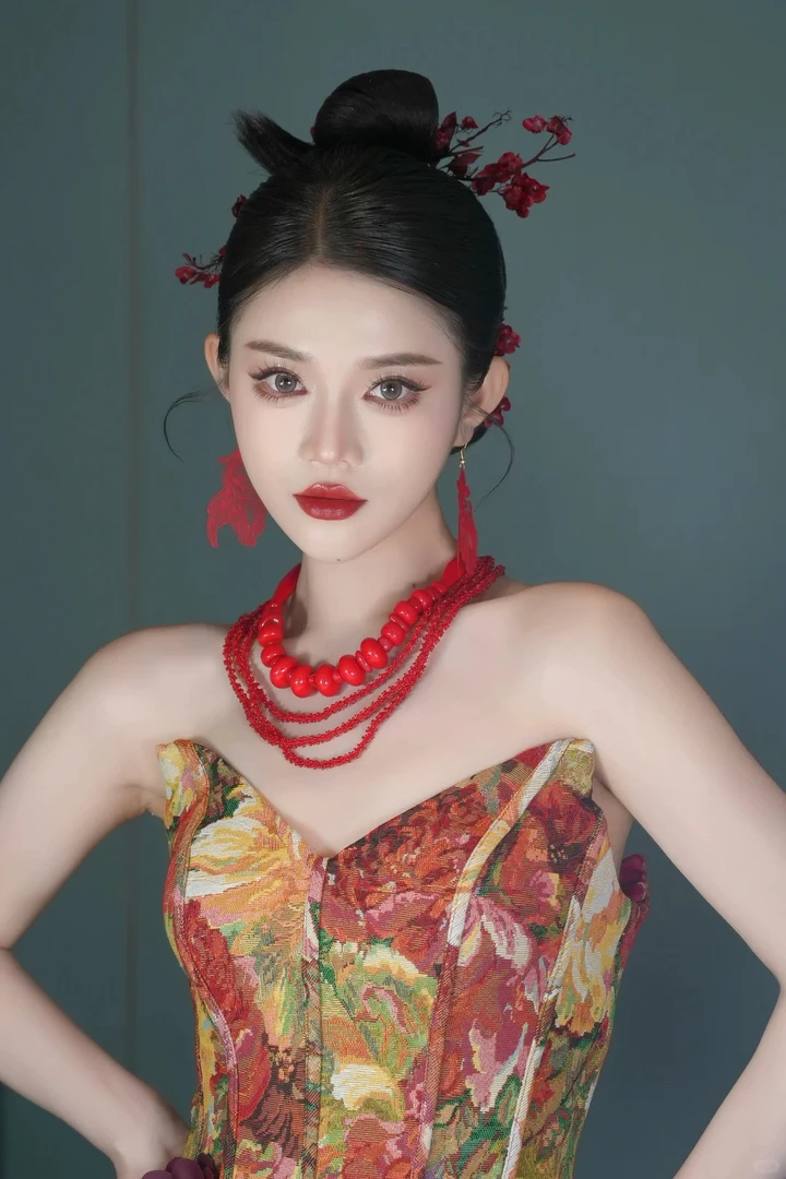 非金属树脂项链 好柿｜453康康造型同款项链喜嫁风