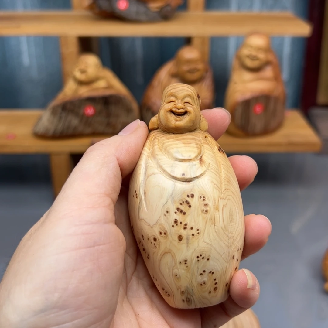 柏木崖柏木摆件手把件，9