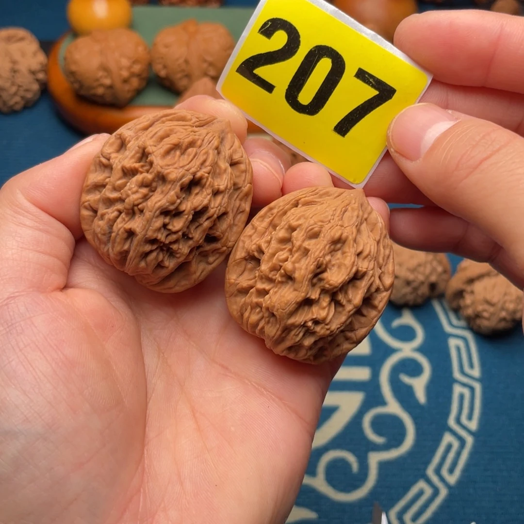 文玩核桃吊坠37全品虎头207号