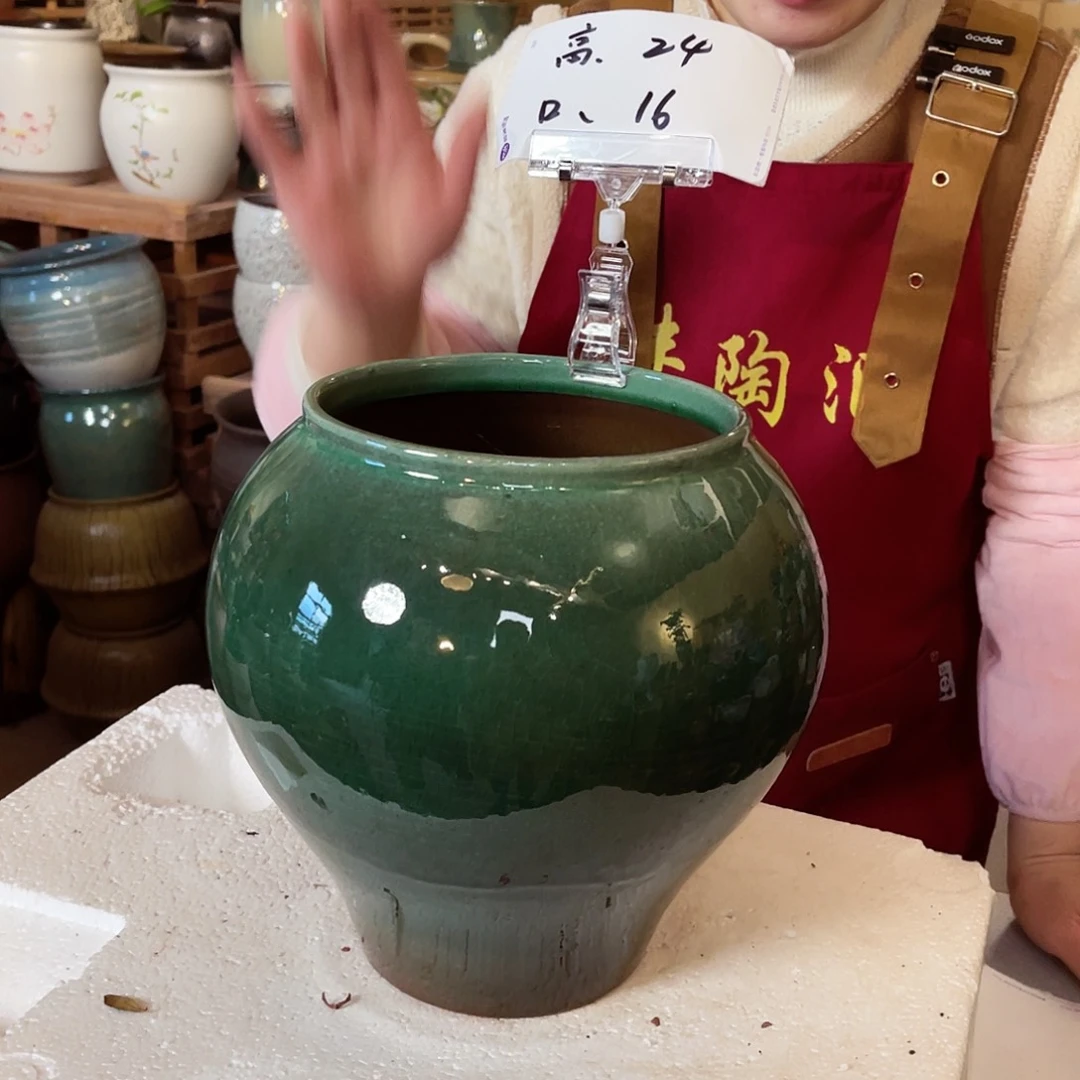 紫砂花盆高度24口径16