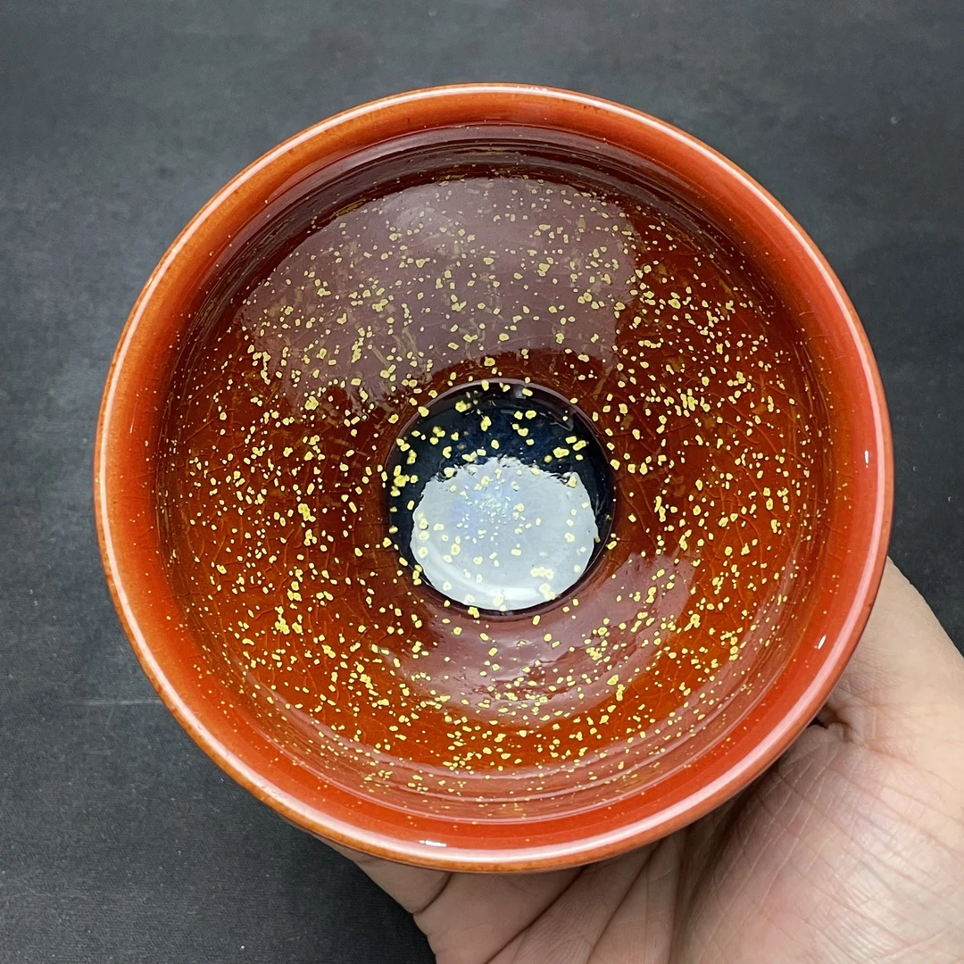 花月夜束口非遗建盏茶杯主人杯